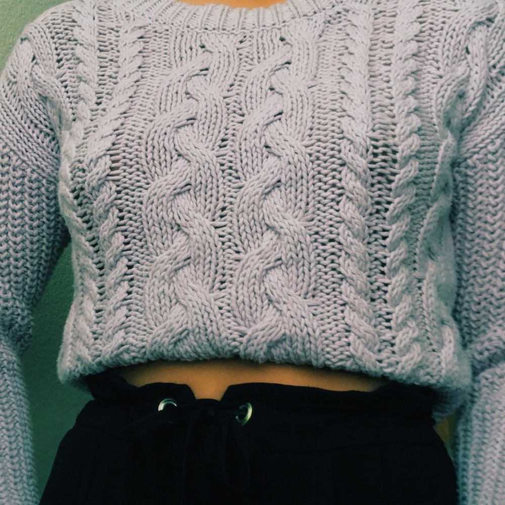 Light pastel purple Knit sweater